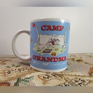 Vintage "Camp Grandma" Mug